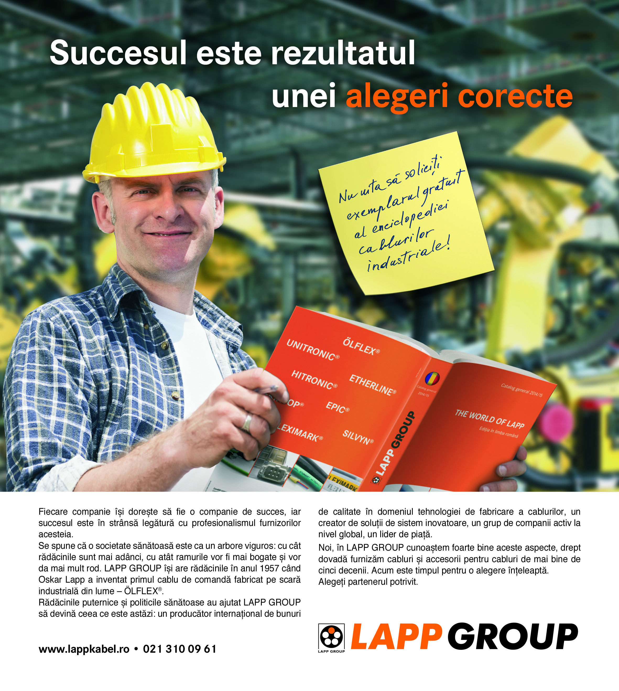 LAPP presa 190x213 5mm TIPAR Succesul este rezultatul unei alegeri corecte
